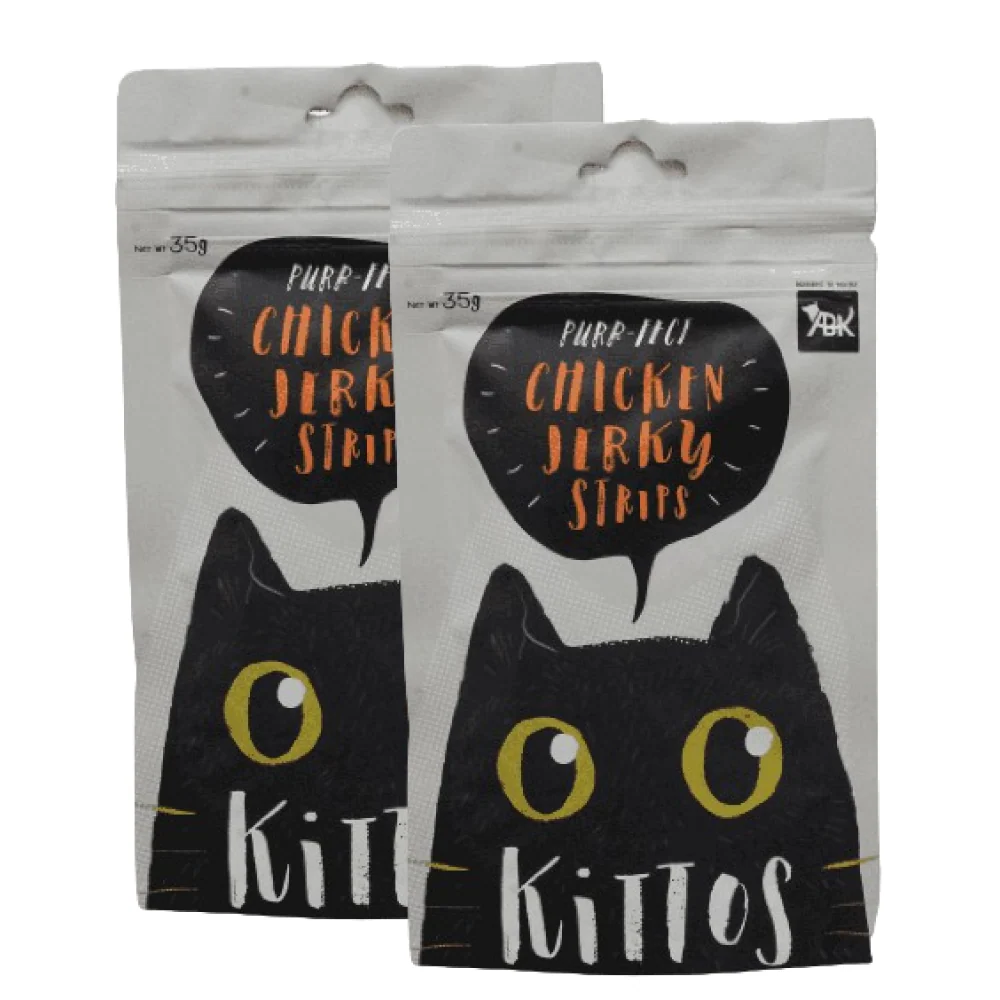 Kittos Purr Fect Chicken Jerky Strips Cat Treats - Image 6