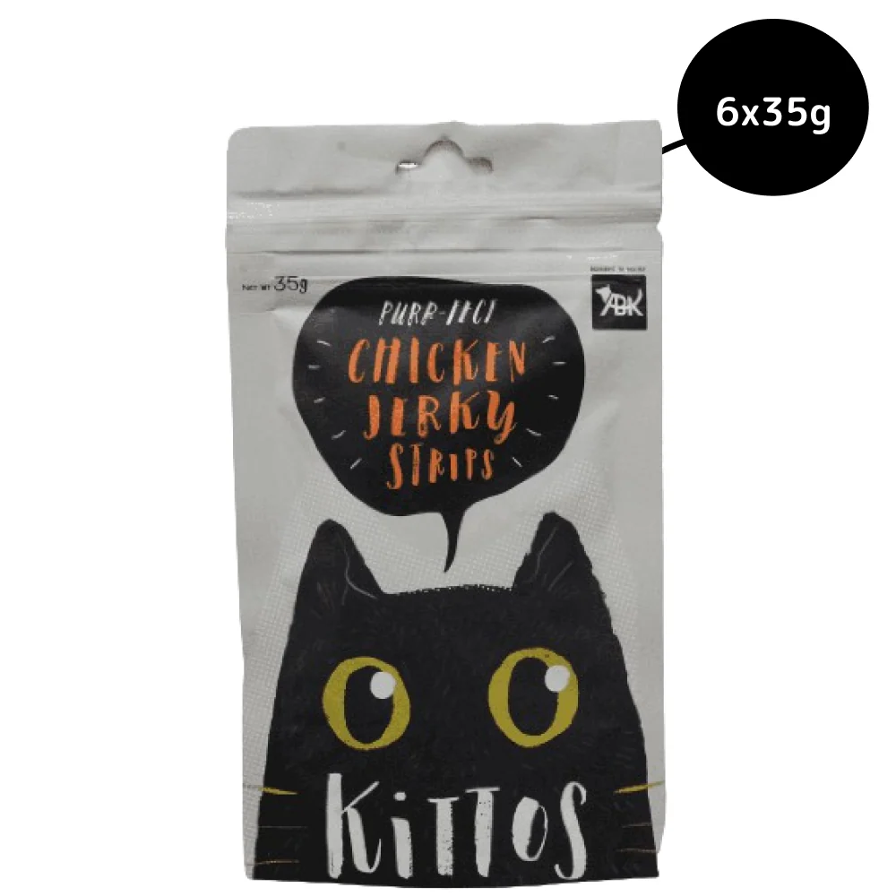 Kittos Purr Fect Chicken Jerky Strips Cat Treats - Image 7