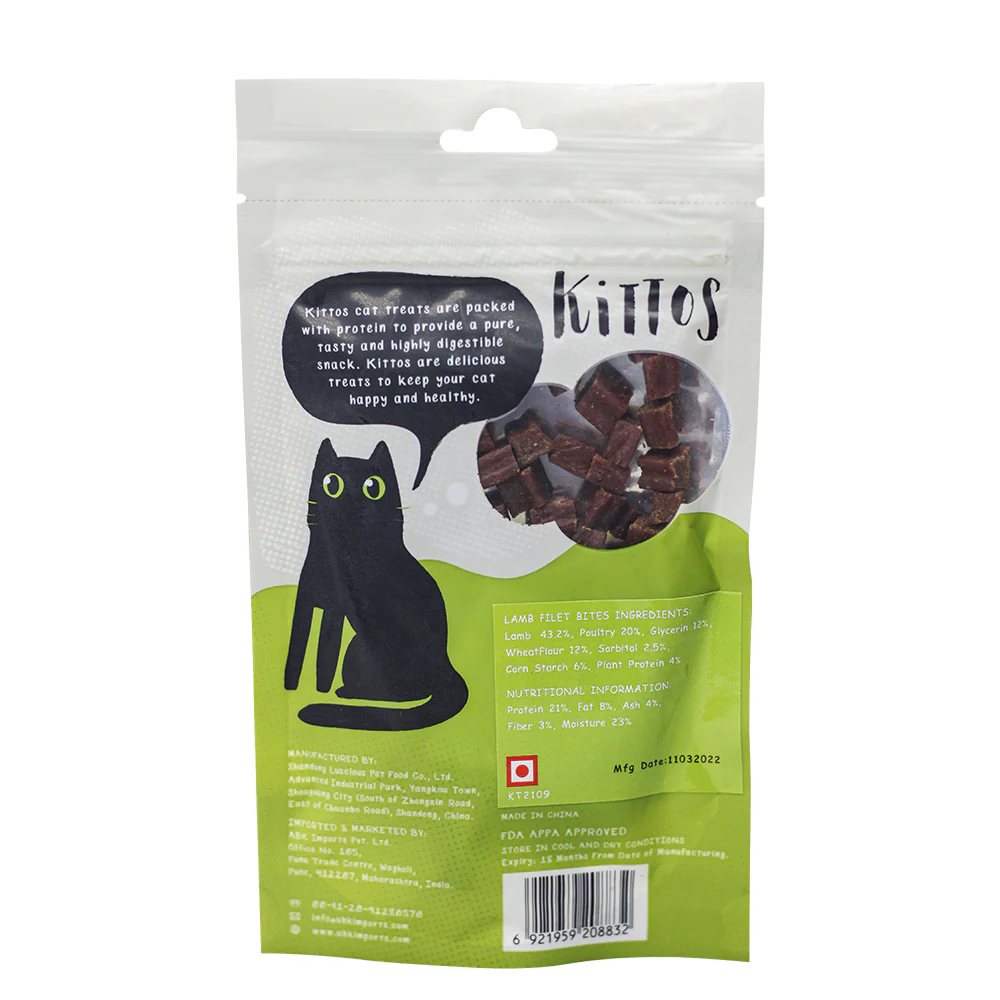 Kittos Purr fect Lamb Filet Bites Cat Treats - Image 2