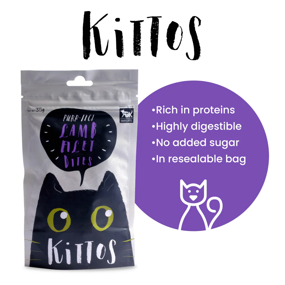 Kittos Purr fect Lamb Filet Bites Cat Treats - Image 5