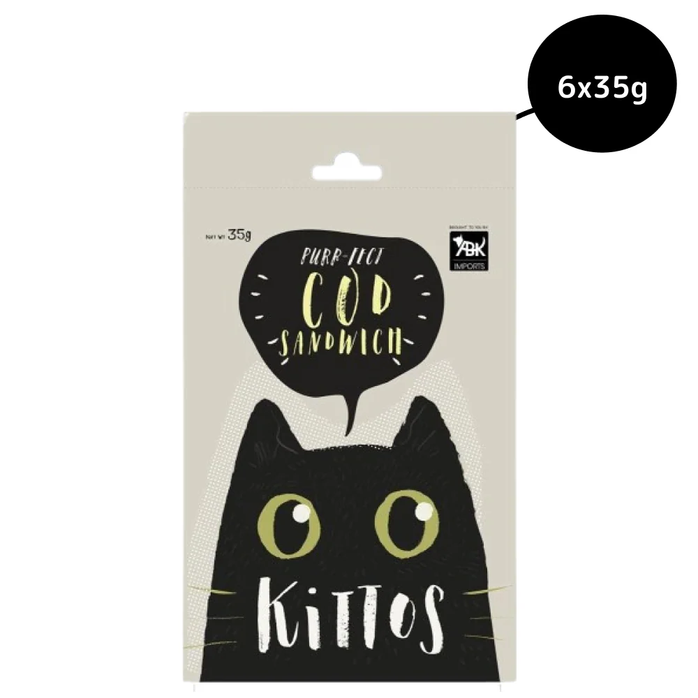 Kittos Purr Fect Cod Sandwich Cat Treat - Image 10