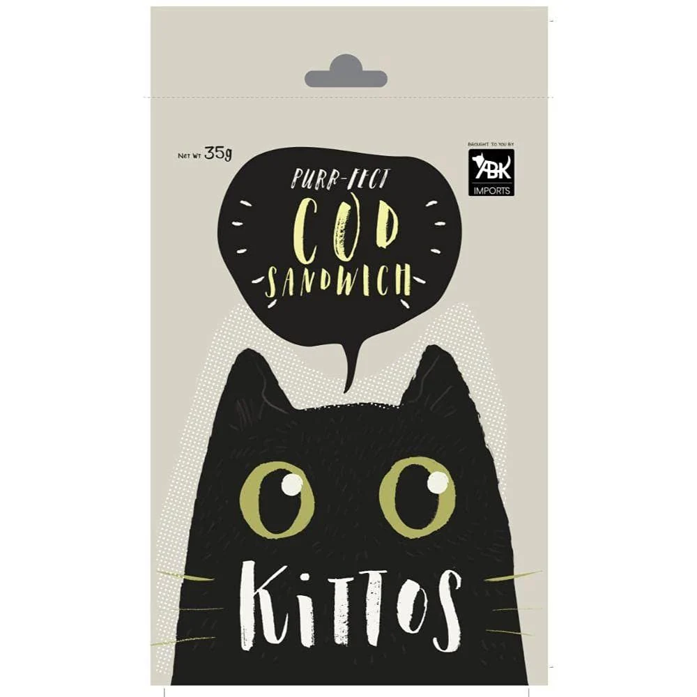 Kittos Purr Fect Cod Sandwich Cat Treat - Image 8