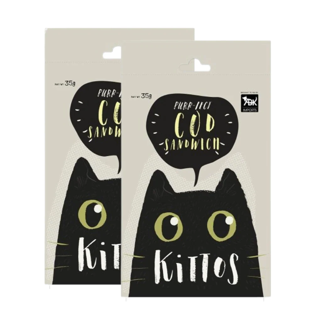 Kittos Purr Fect Cod Sandwich Cat Treat - Image 9