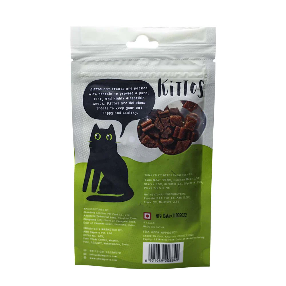 Kittos Purr fect Tuna Filet Bites Cat Treats - Image 2