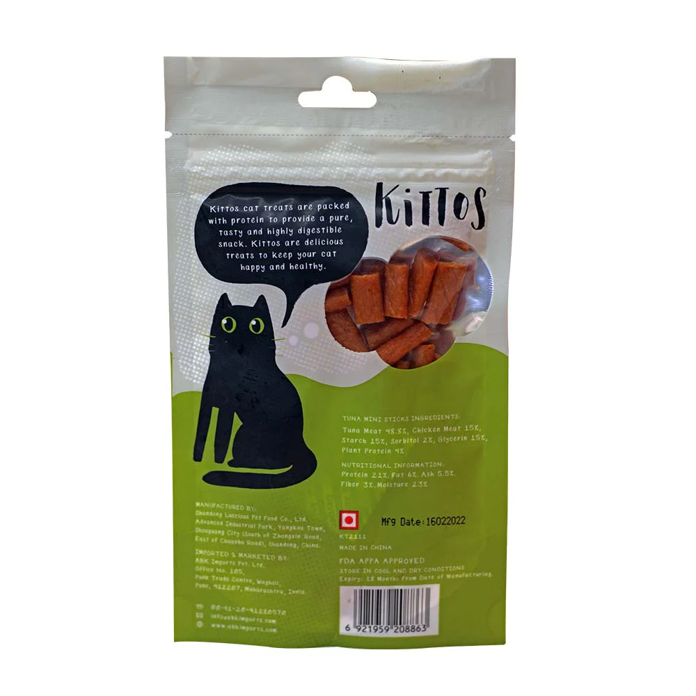 Kittos Purr fect Tuna Mini Sticks Cat Treats - Image 2