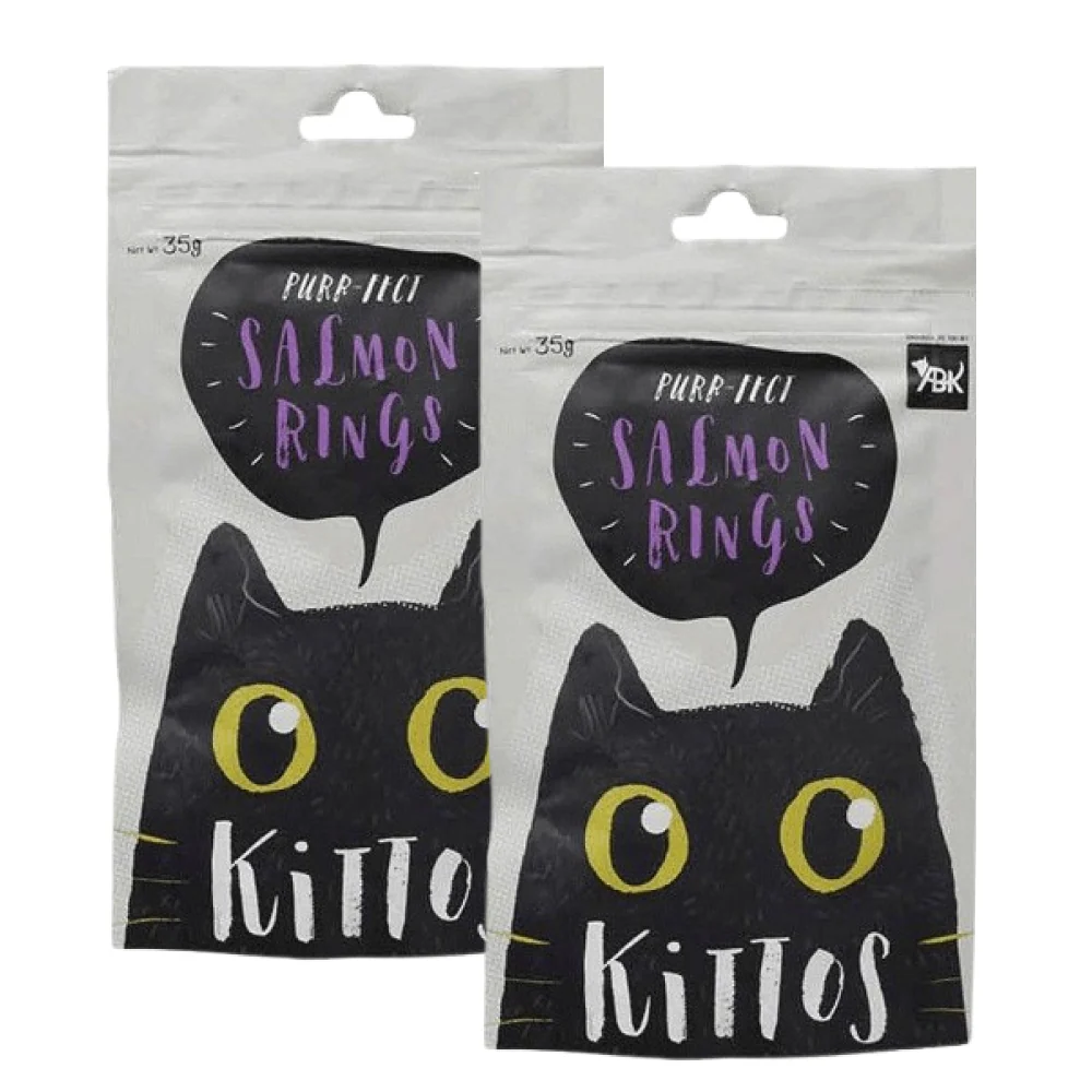 Kittos Purr Fect Salmon Rings Cat Treats - Image 6