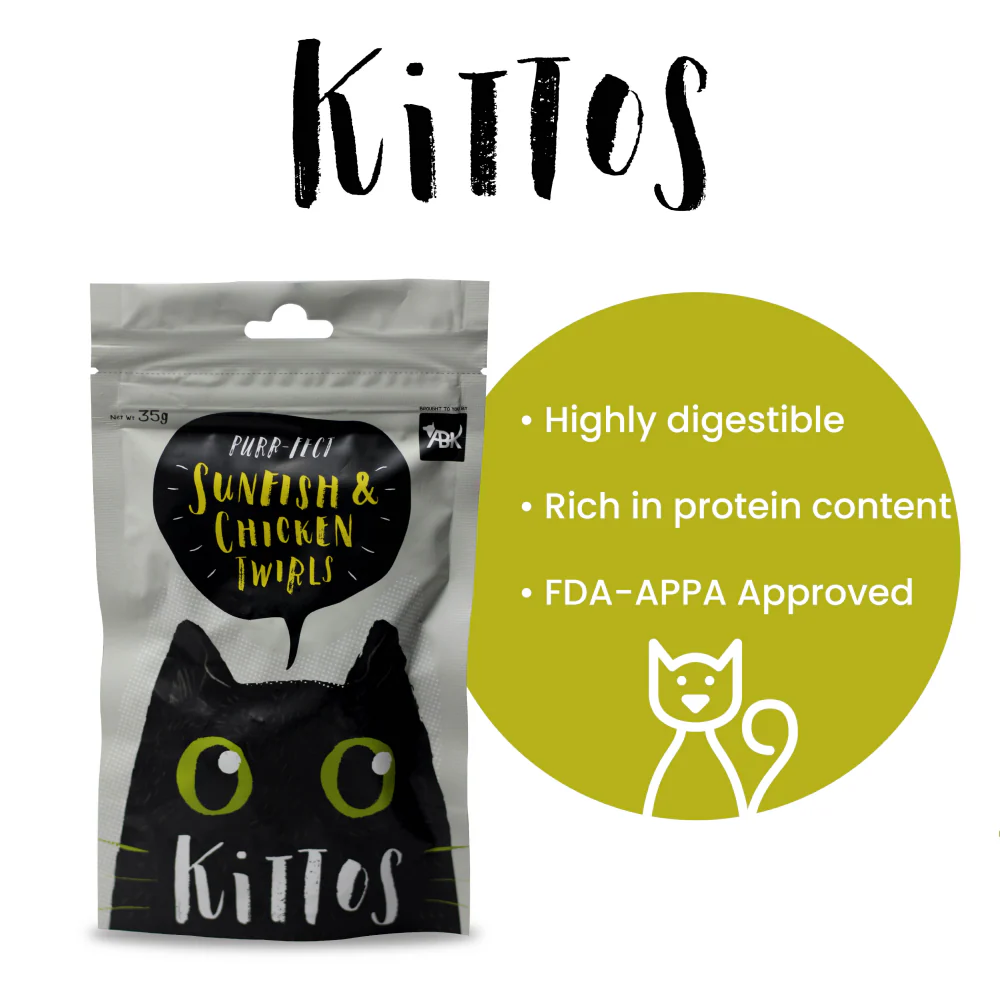 Kittos Purr Fect Sunfish Chicken and Twirls Cat Treats - Image 5