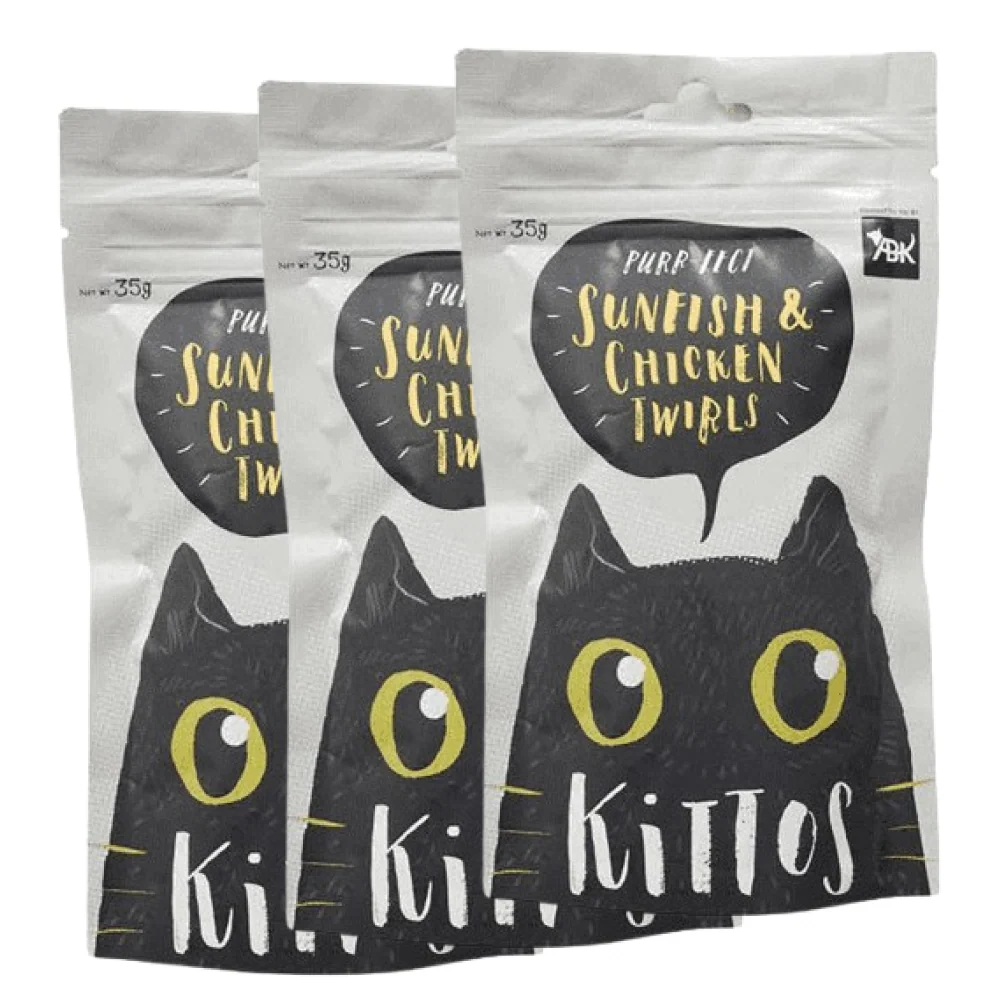 Kittos Purr Fect Sunfish Chicken and Twirls Cat Treats - Image 6