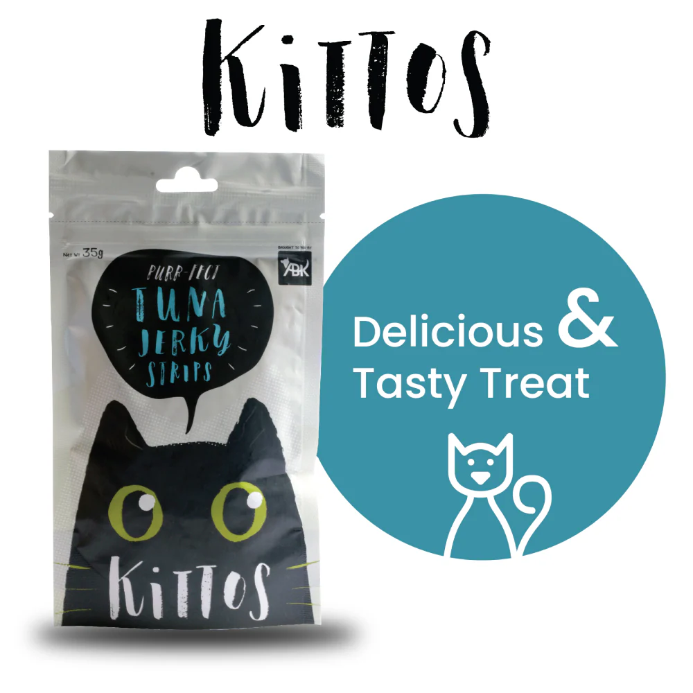 Kittos Purr Fect Tuna Jerky Strips Cat Treats - Image 5