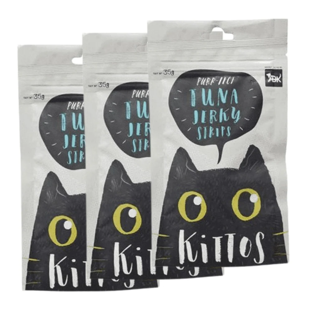 Kittos Purr Fect Tuna Jerky Strips Cat Treats - Image 7