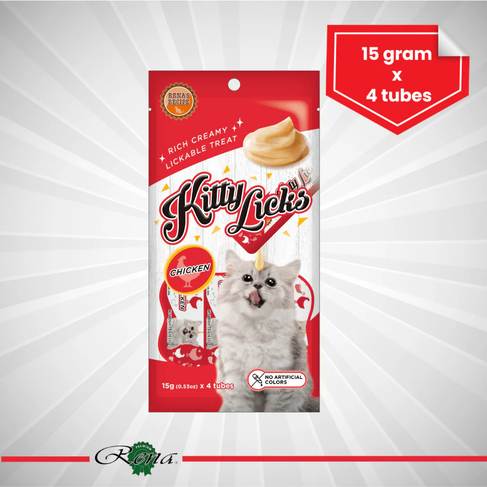 Kitty Licks Chicken Flavor Cat Treats - Image 3