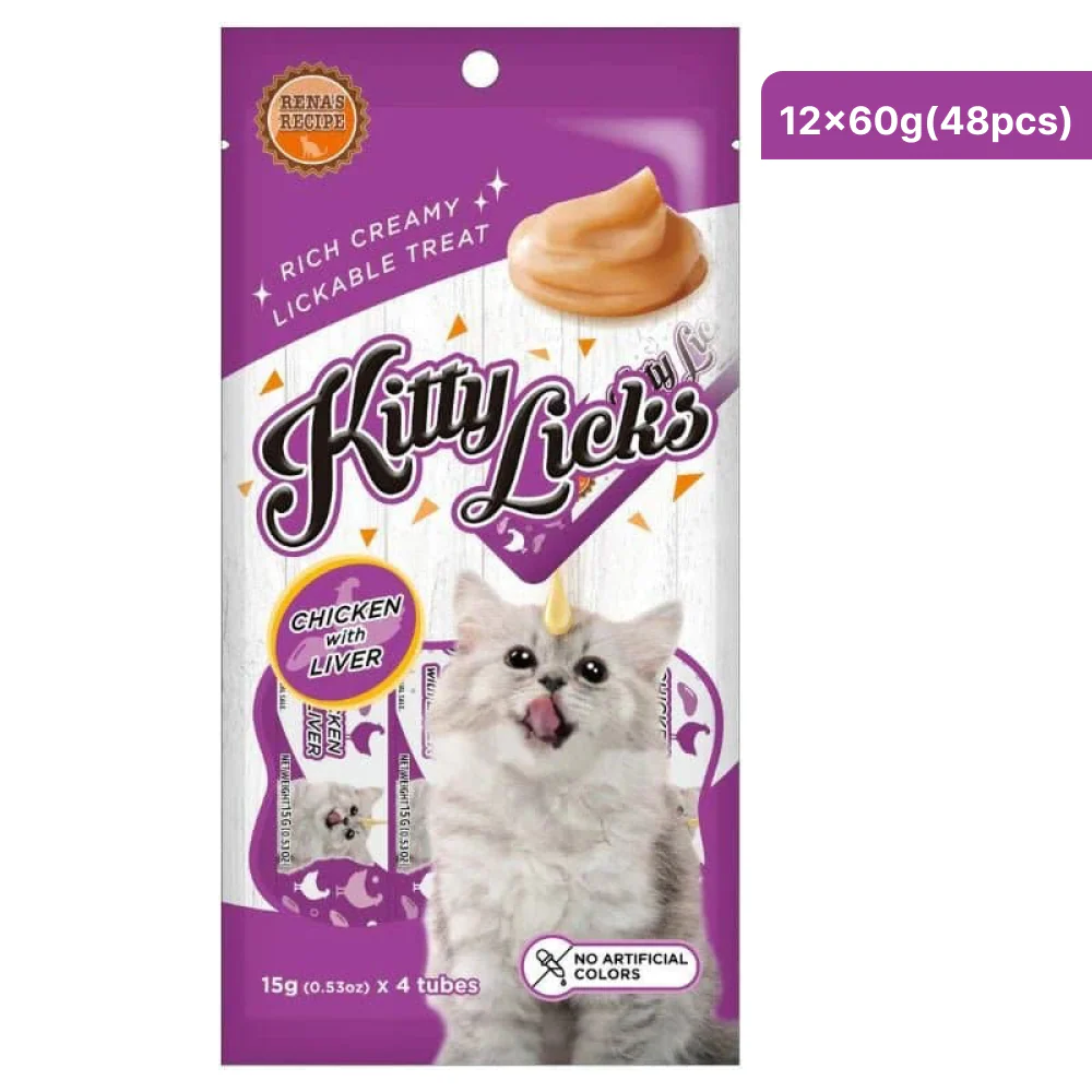 Kitty Licks Chicken Liver and Tuna Seafood Cat Treats Combo - Image 11