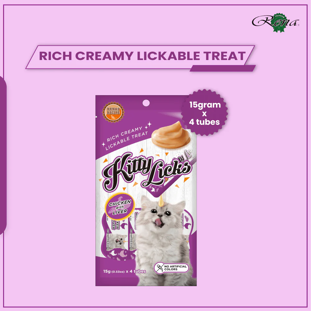 Kitty Licks Chicken Liver and Tuna Seafood Cat Treats Combo - Image 4