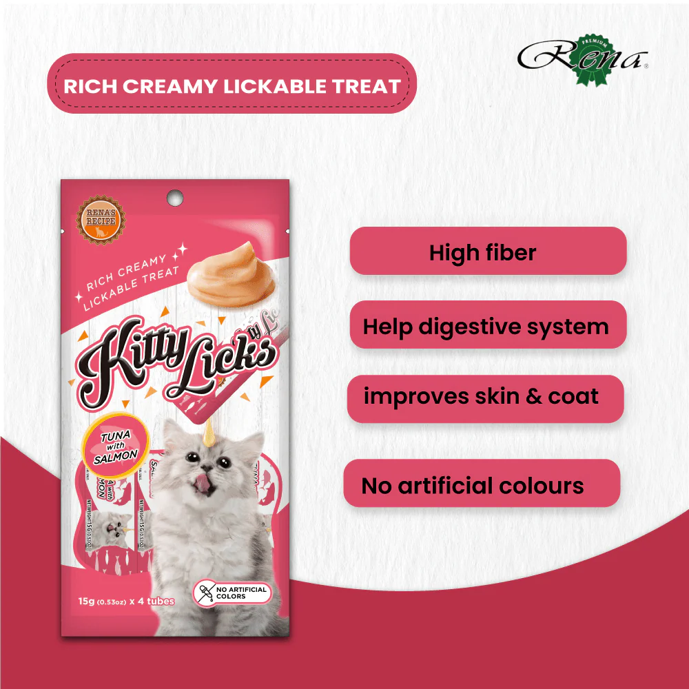 Kitty Licks Tuna and Tuna Salmon Cat Treats Combo - Image 12
