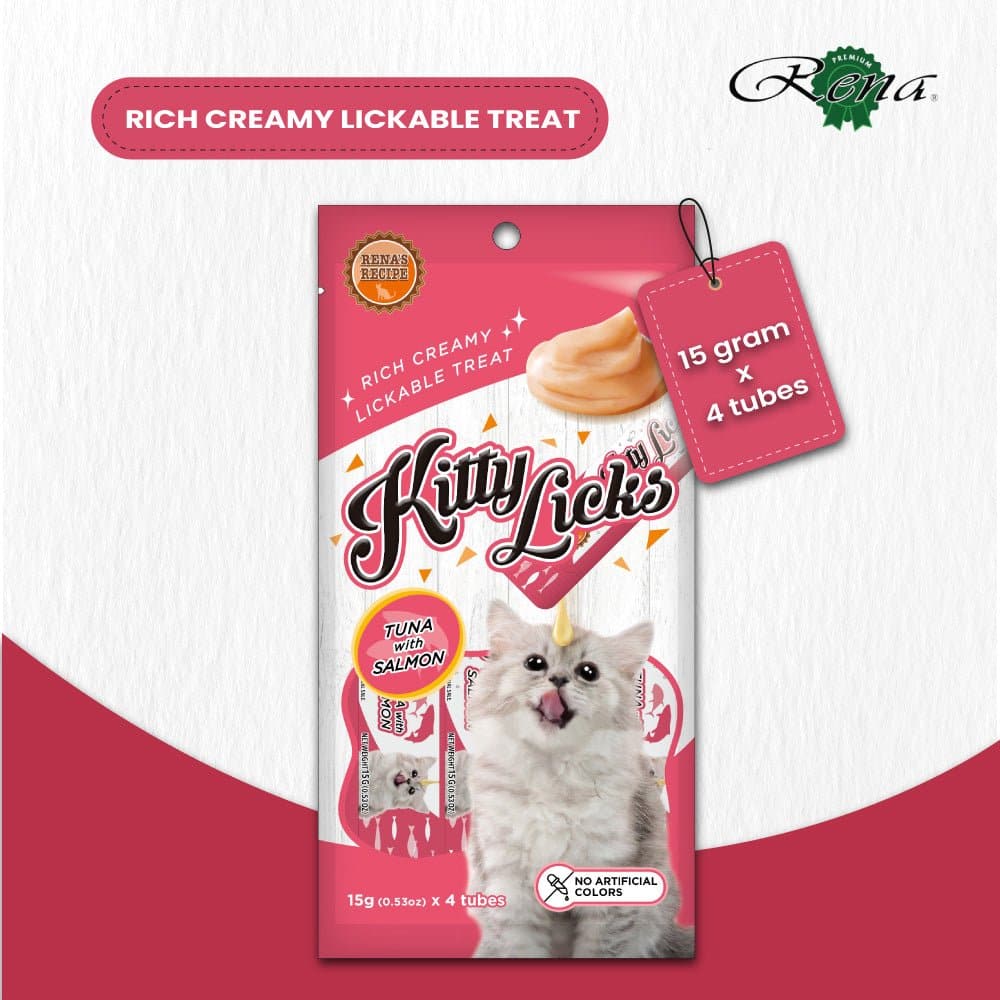 Kitty Licks Tuna Salmon and Chicken Liver Cat Treats Combo - Image 8