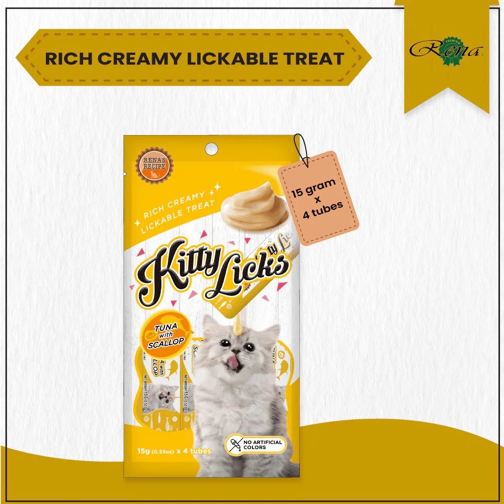 Kitty Licks Tuna Seafood and Tuna Scallop Cat Treats Combo - Image 13