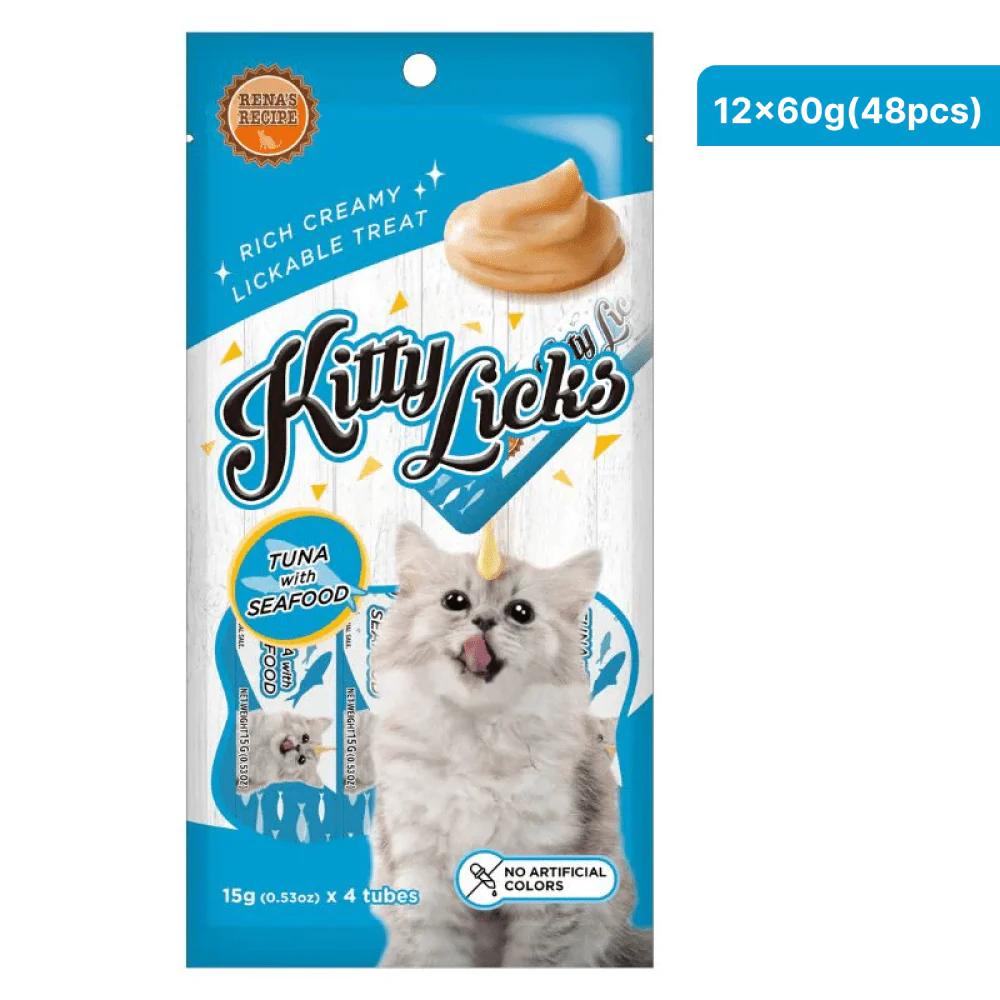 Kitty Licks Tuna Seafood Cat Treats - Image 10