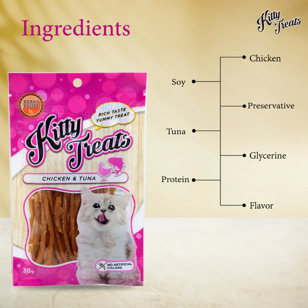 Kitty Treats Chicken Sushi, Chicken with Scallop and Soft Chicken and Tuna Cat Treats Combo - Image 11