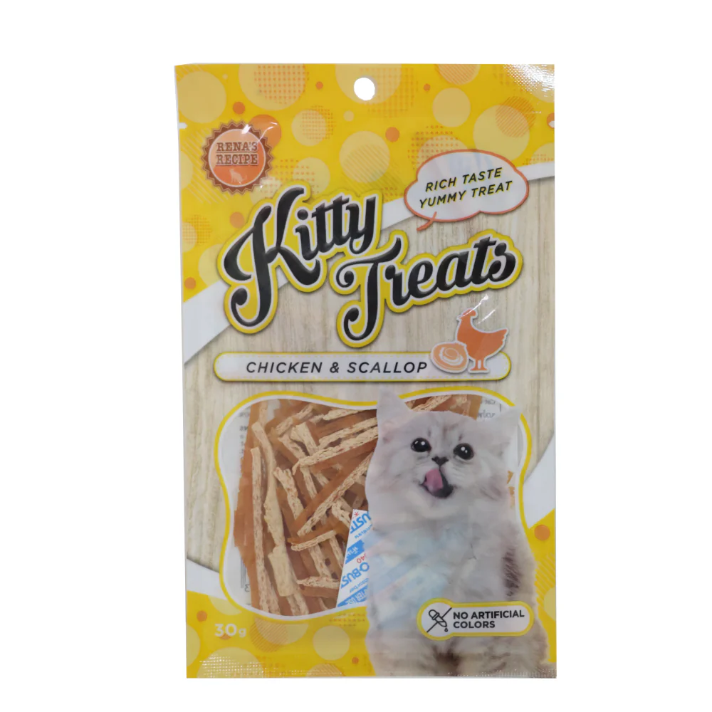 Kitty Treats Chicken Sushi and Chicken with Scallop Flavour Cat Treats Combo - Image 2