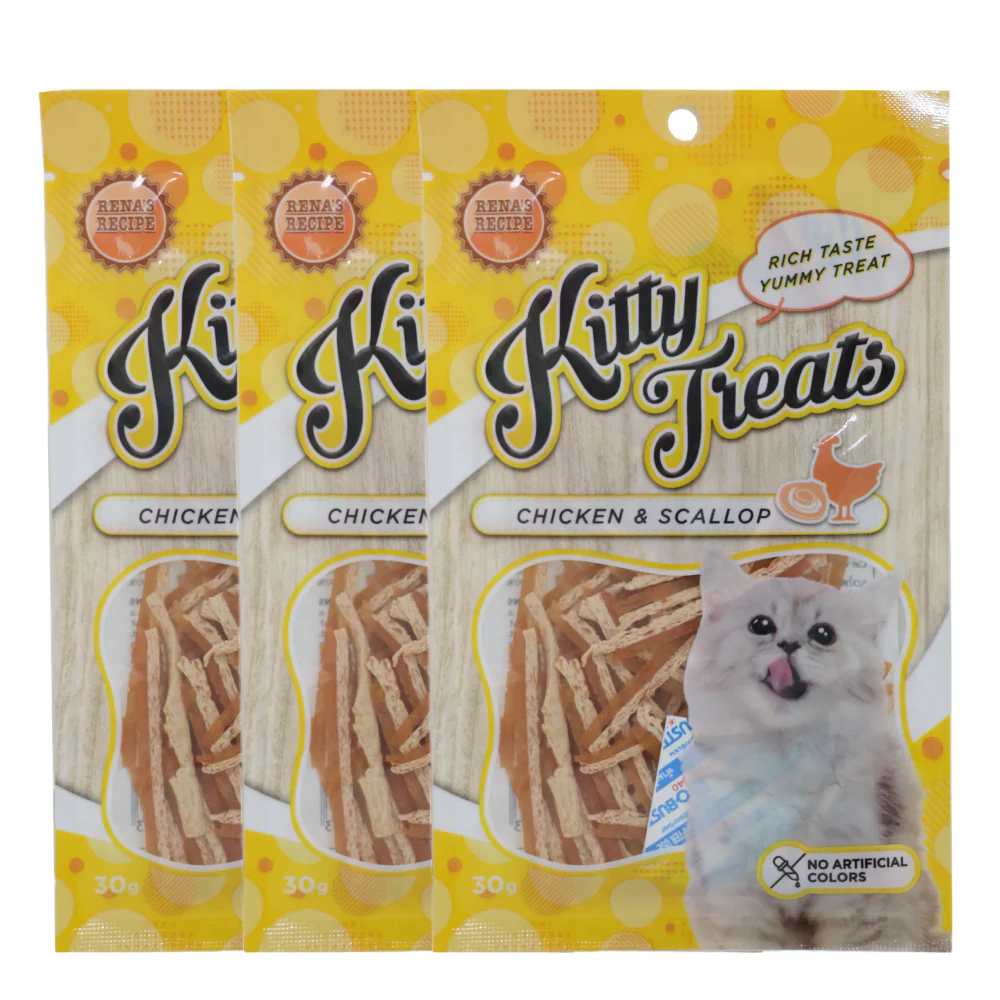 Kitty Treats Chicken with Scallop Flavour Cat Treats - Image 5