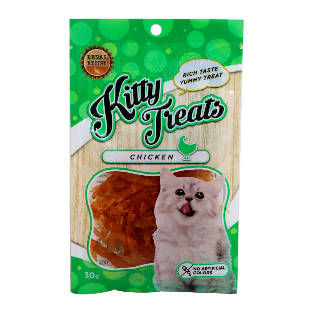 Kitty Treats Soft Chicken & Tuna and Chicken Jerky Sliced Cat Treats Combo - Image 8