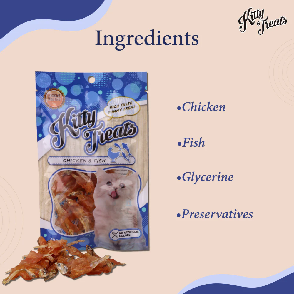 Kitty Treats Spiral Soft Chicken and Fish Cat Treats - Image 4
