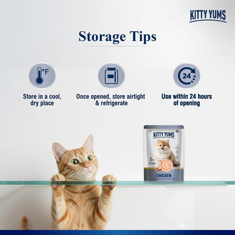 Kitty Yum Chicken Mousse Adult Cat Wet Food - Image 8