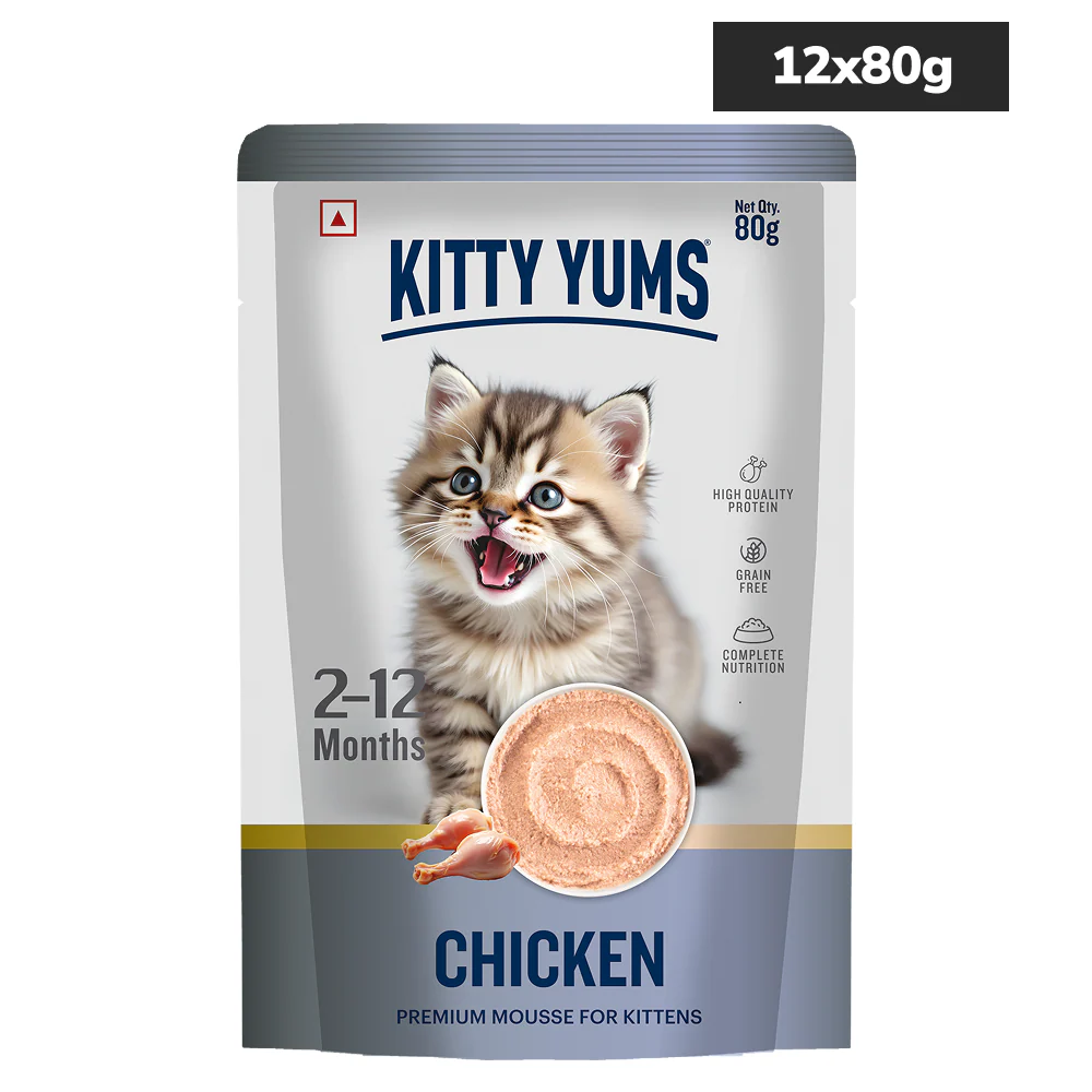 Kitty Yum Chicken Mousse Kitten Cat Wet Food - Image 10