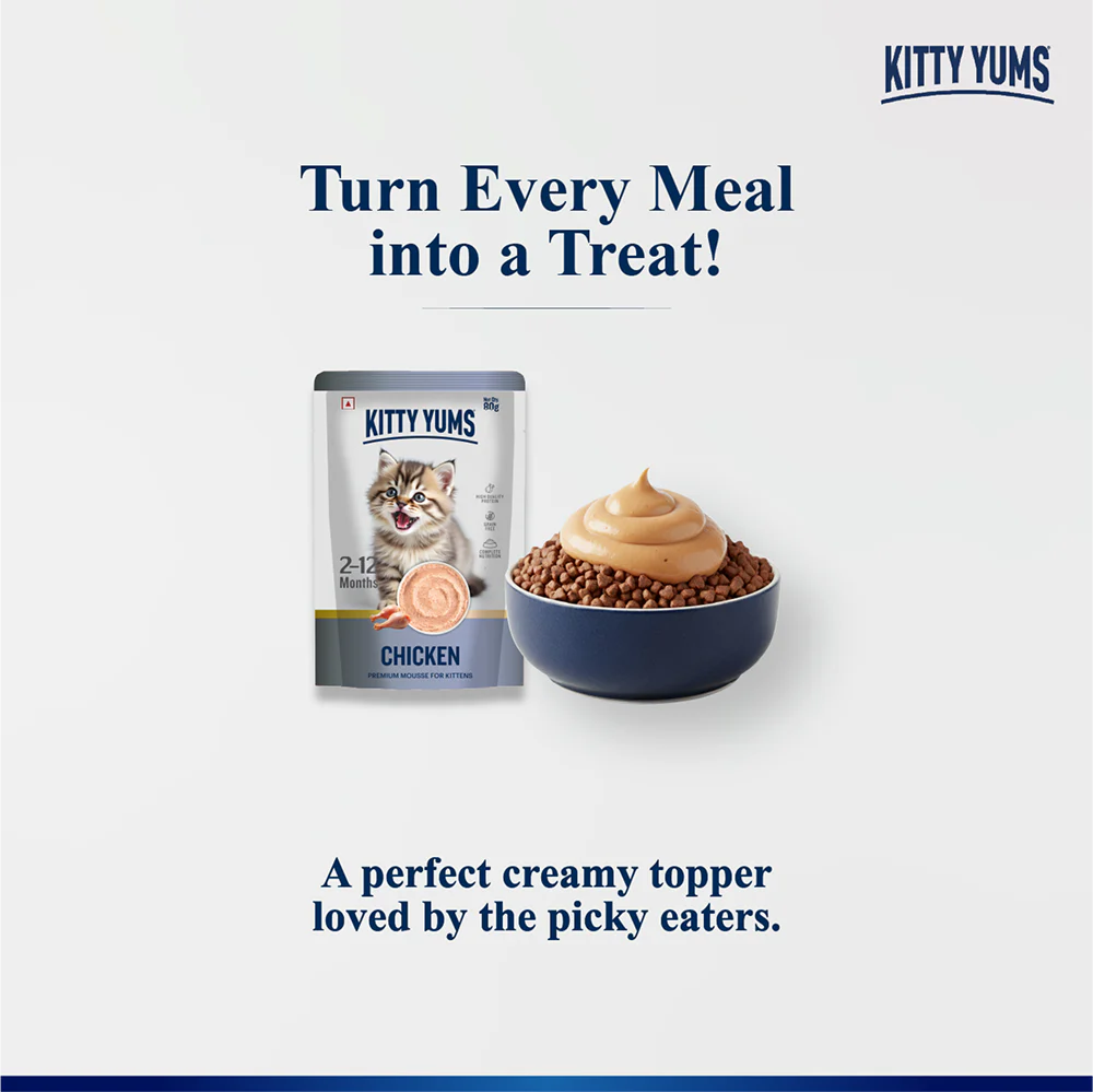 Kitty Yum Chicken Mousse Kitten Cat Wet Food - Image 2