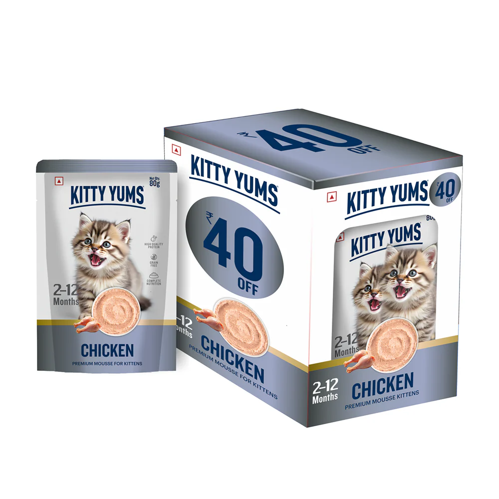 Kitty Yum Chicken Mousse Kitten Cat Wet Food - Image 9
