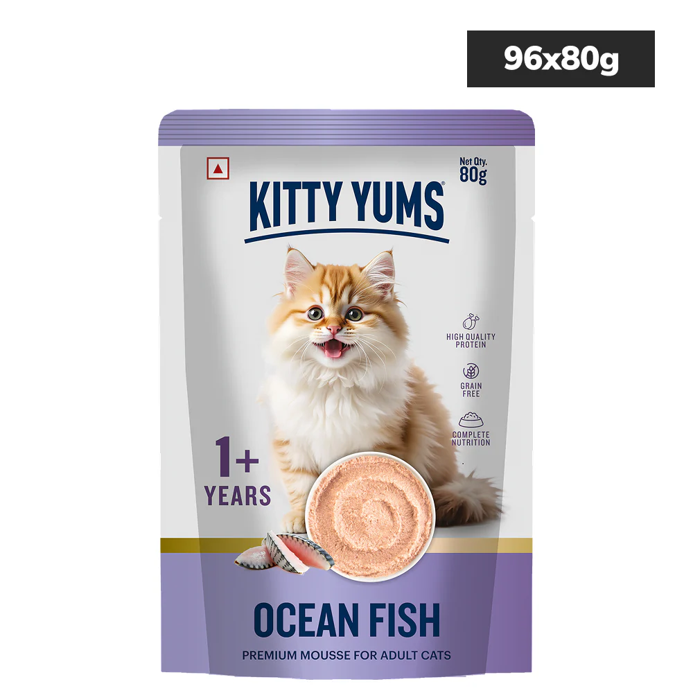 Kitty Yum Ocean Fish Mousse Adult Cat Wet Food - Image 3