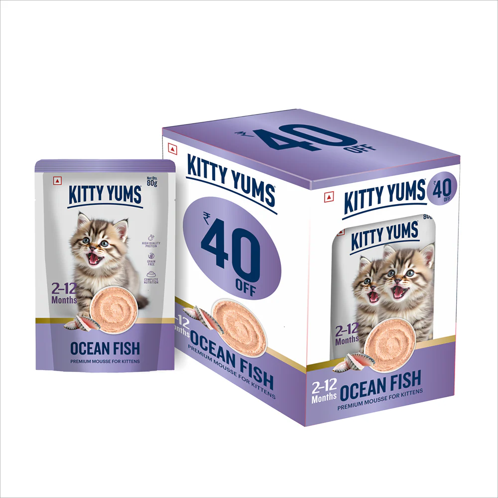 Kitty Yum Ocean Fish Mousse Kitten Cat Wet Food - Image 16