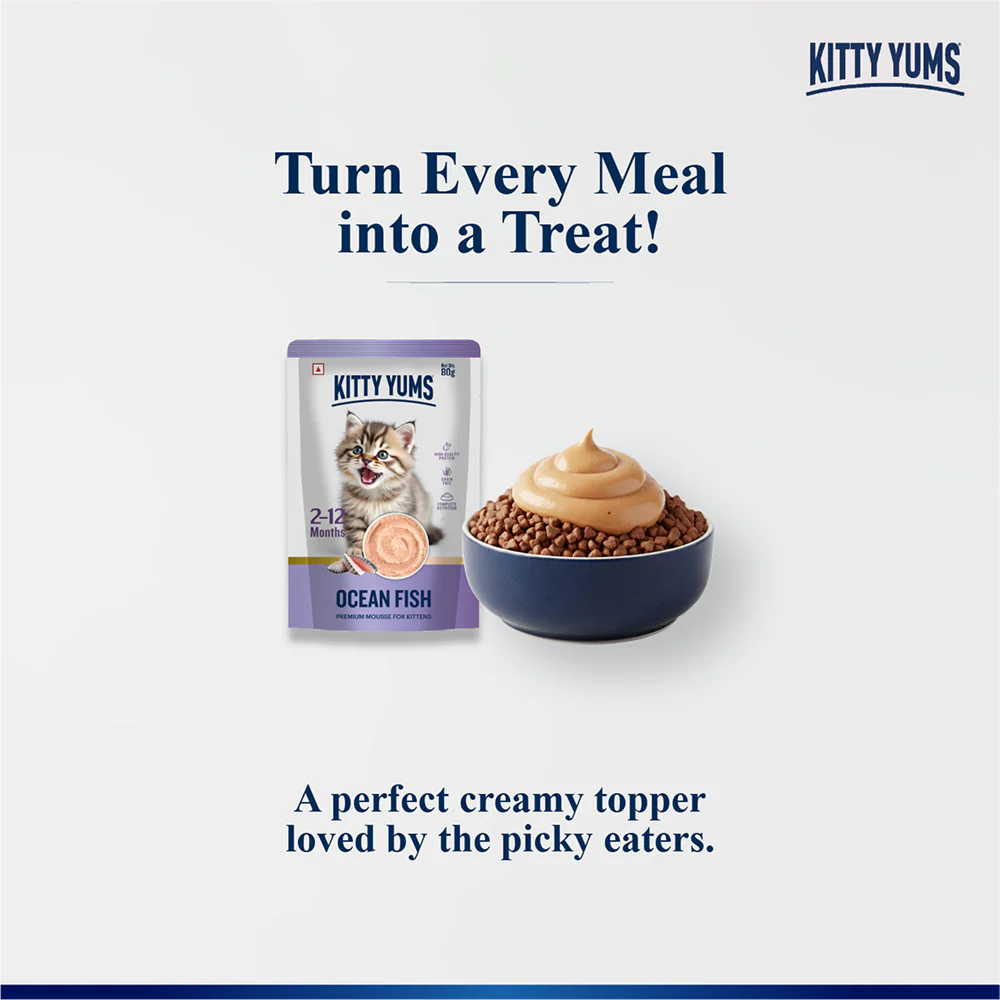 Kitty Yum Ocean Fish Mousse Kitten Cat Wet Food - Image 7