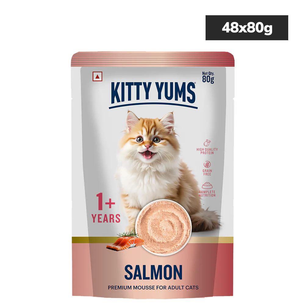 Kitty Yum Salmon Mousse Adult Cat Wet Food - Image 10