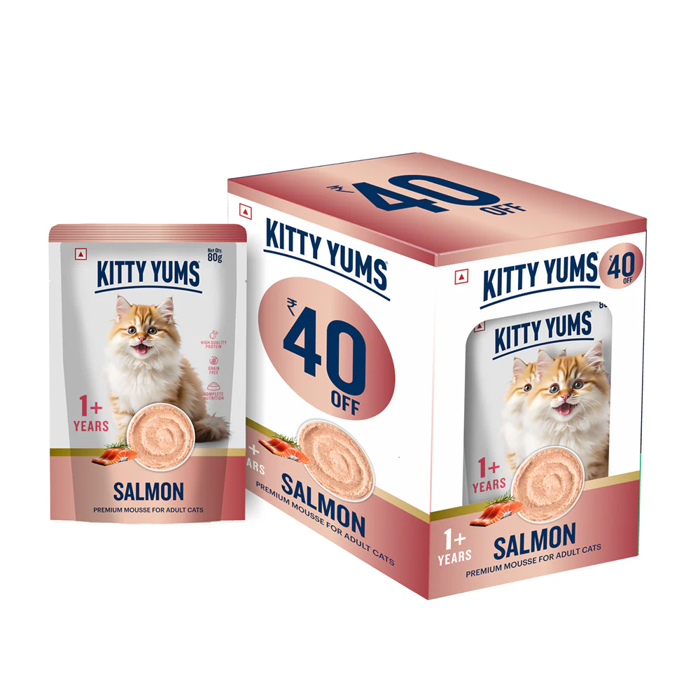 Kitty Yum Salmon Mousse Adult Cat Wet Food - Image 15