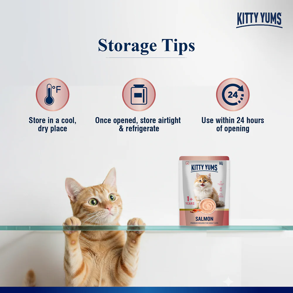 Kitty Yum Salmon Mousse Adult Cat Wet Food - Image 7