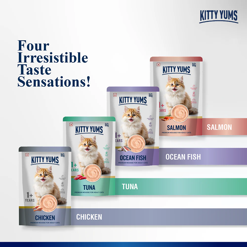 Kitty Yum Salmon Mousse Adult Cat Wet Food - Image 8