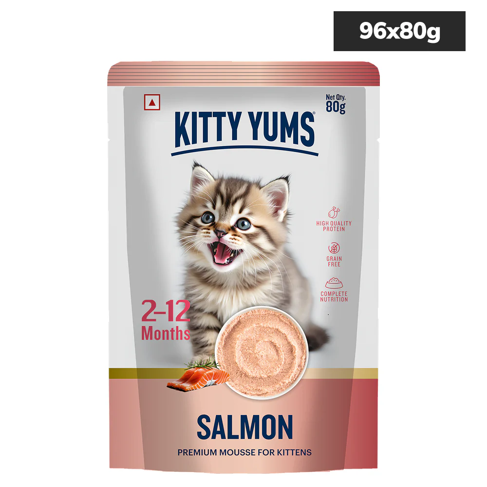 Kitty Yum Salmon Mousse Kitten Cat Wet Food - Image 12