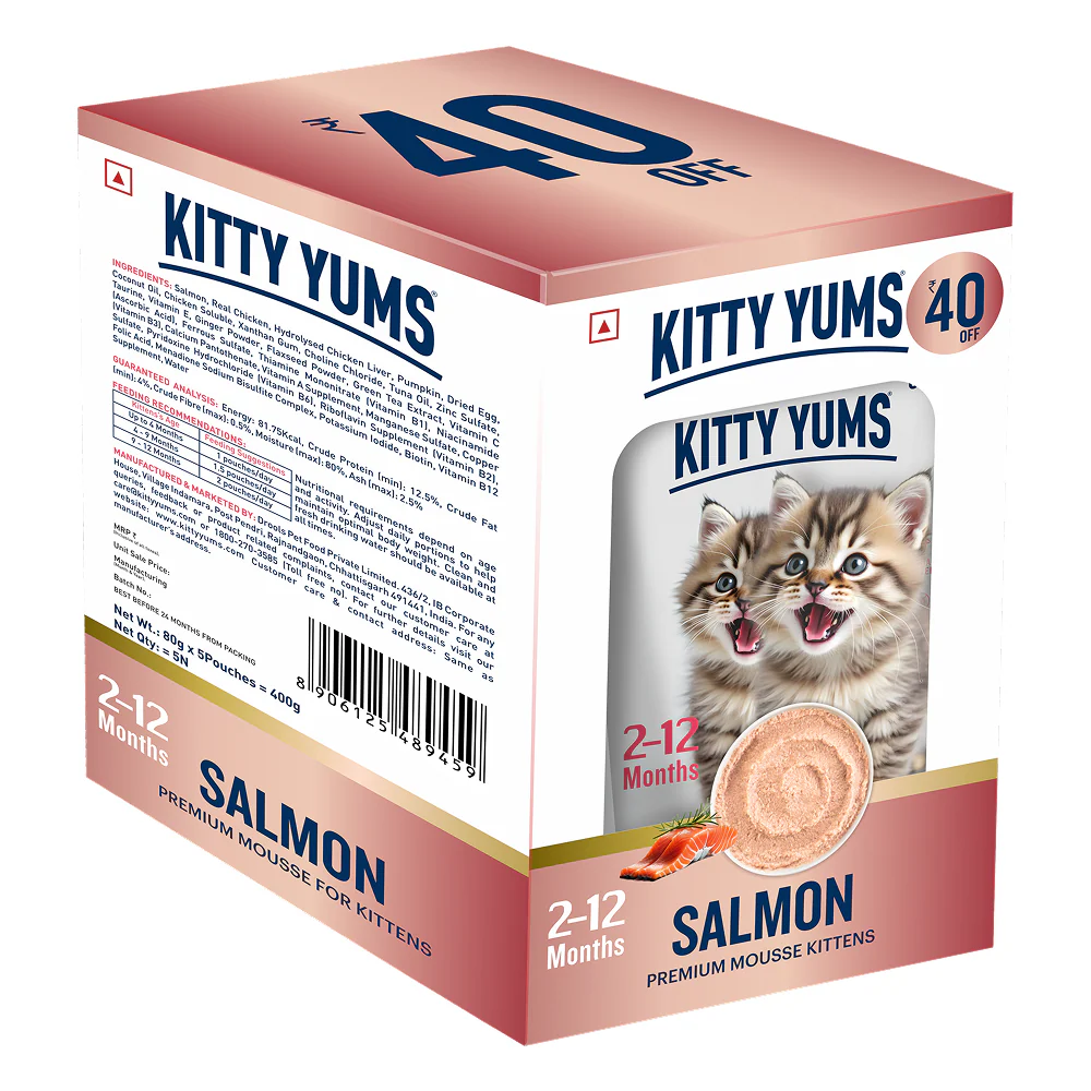 Kitty Yum Salmon Mousse Kitten Cat Wet Food - Image 14