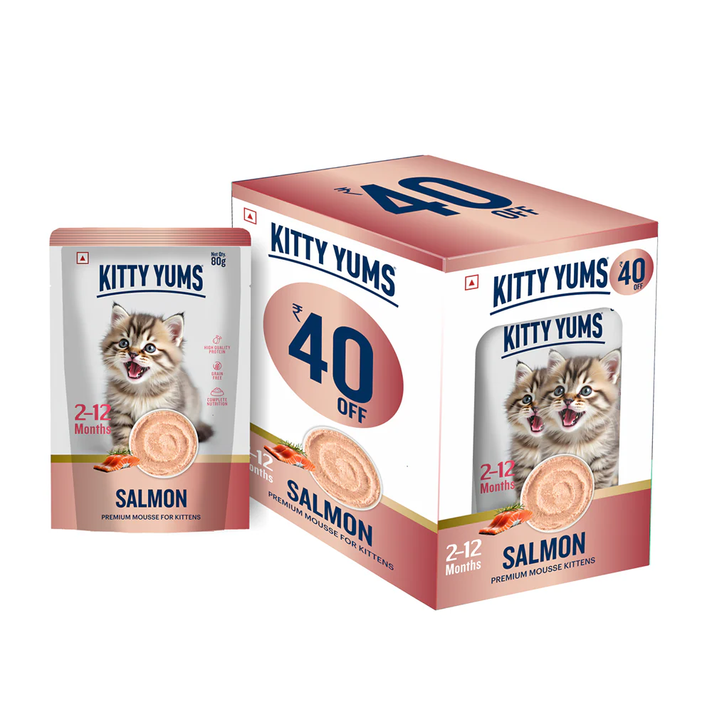 Kitty Yum Salmon Mousse Kitten Cat Wet Food - Image 15