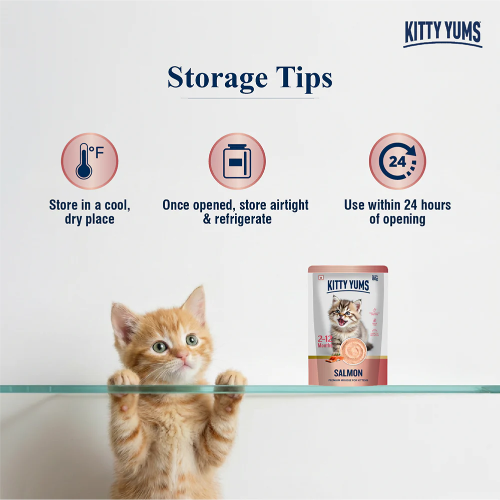 Kitty Yum Salmon Mousse Kitten Cat Wet Food - Image 7