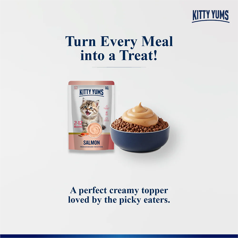 Kitty Yum Salmon Mousse Kitten Cat Wet Food - Image 9