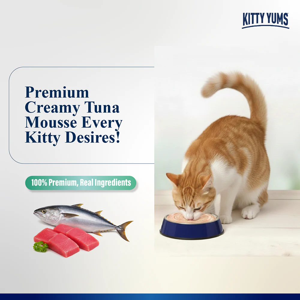 Kitty Yum Tuna Mousse Adult Cat Wet Food - Image 8