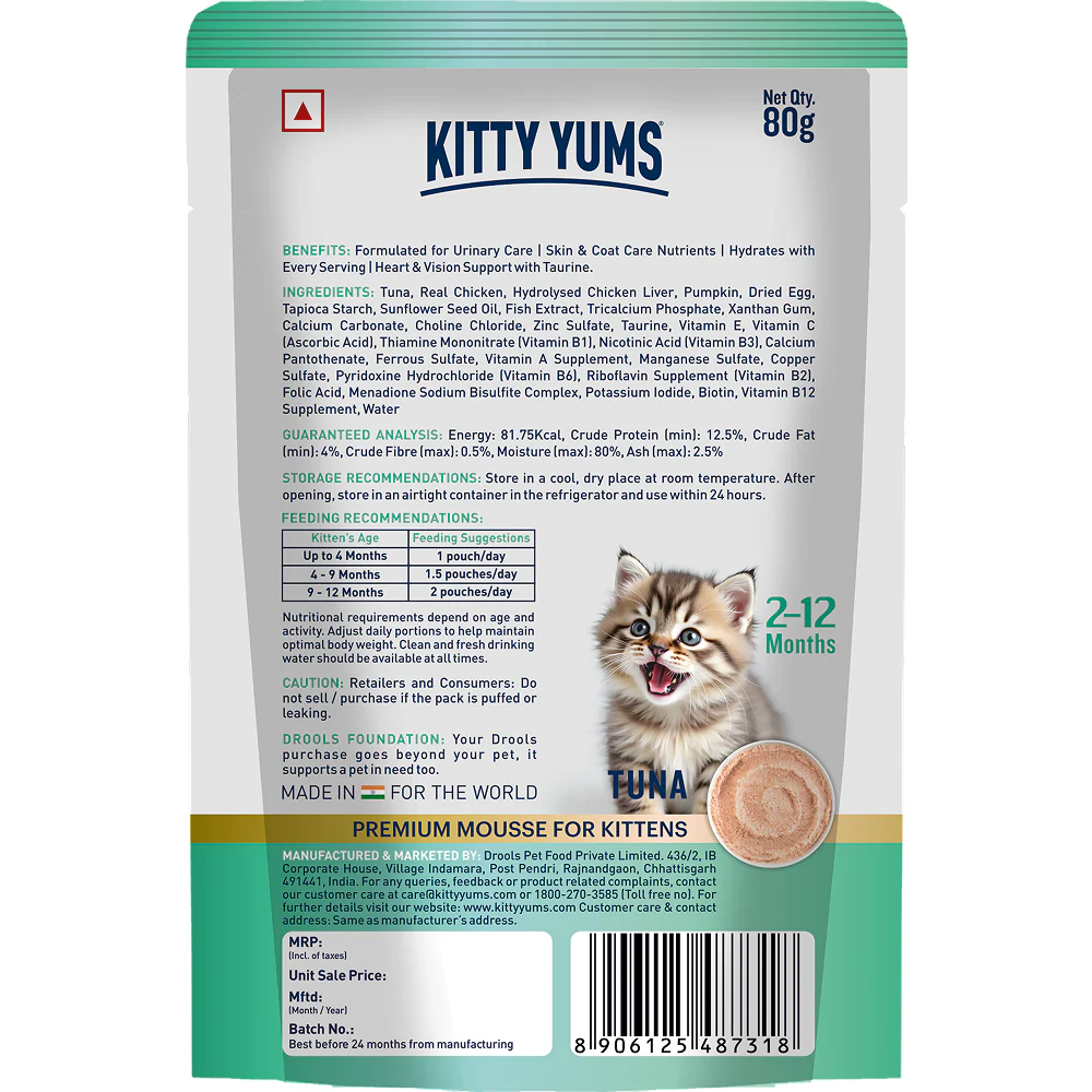 Kitty Yum Tuna Mousse Kitten Cat Wet Food - Image 10