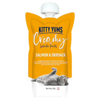 Kitty Yums Lickable Salmon & Skipjack Creamy Cat Treat - Image 9