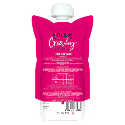 Kitty Yums Lickable Tuna & Bonito Creamy Cat Treat - Image 3