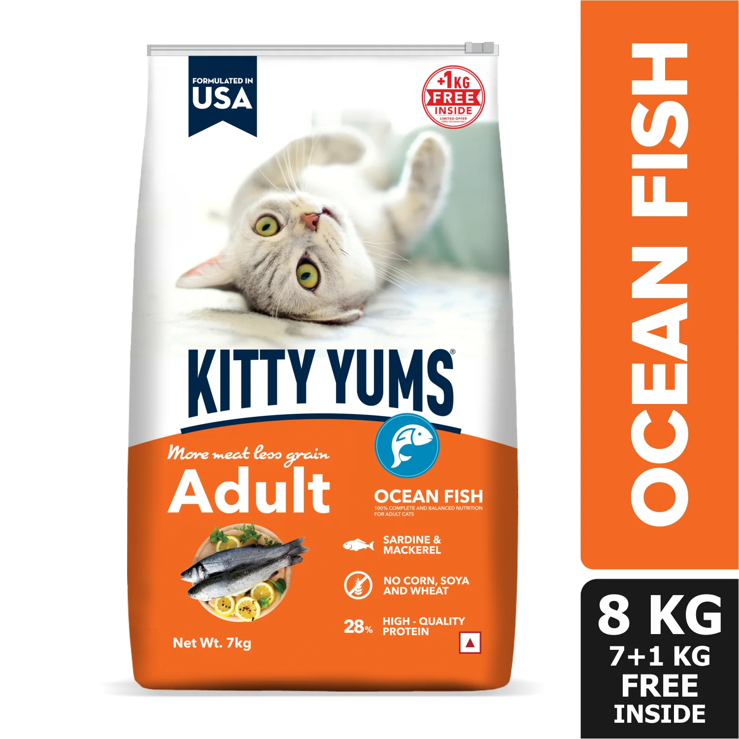 Kitty Yums Ocean Fish Adult (1+ years) Cat Dry Food - Image 11