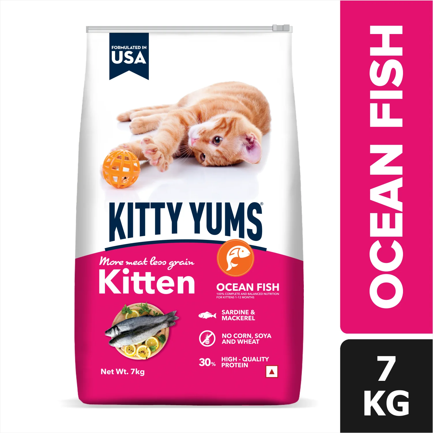 Kitty Yums Ocean Fish Kitten (1 to 12 Months) Cat Dry Food - Image 22