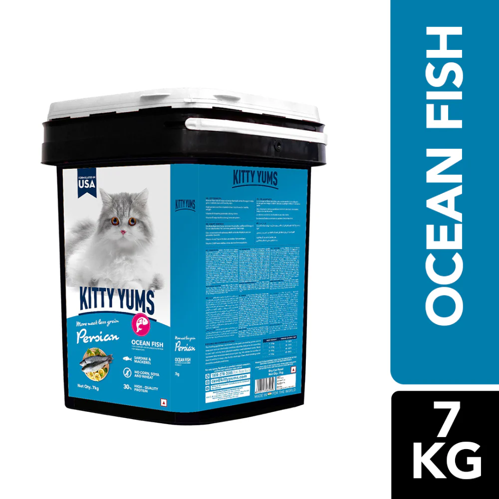 Kitty Yums Ocean Fish Persian Cat Dry Food - Image 17