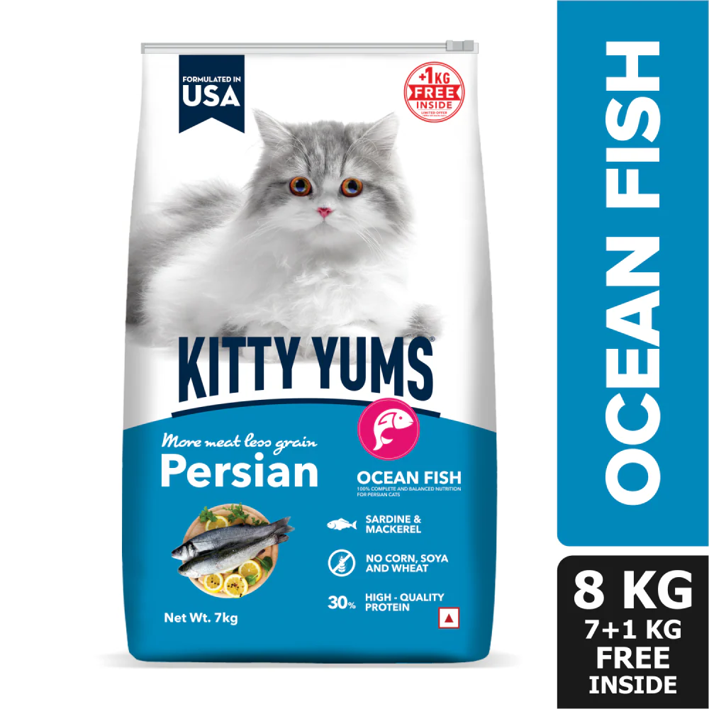 Kitty Yums Ocean Fish Persian Cat Dry Food - Image 20